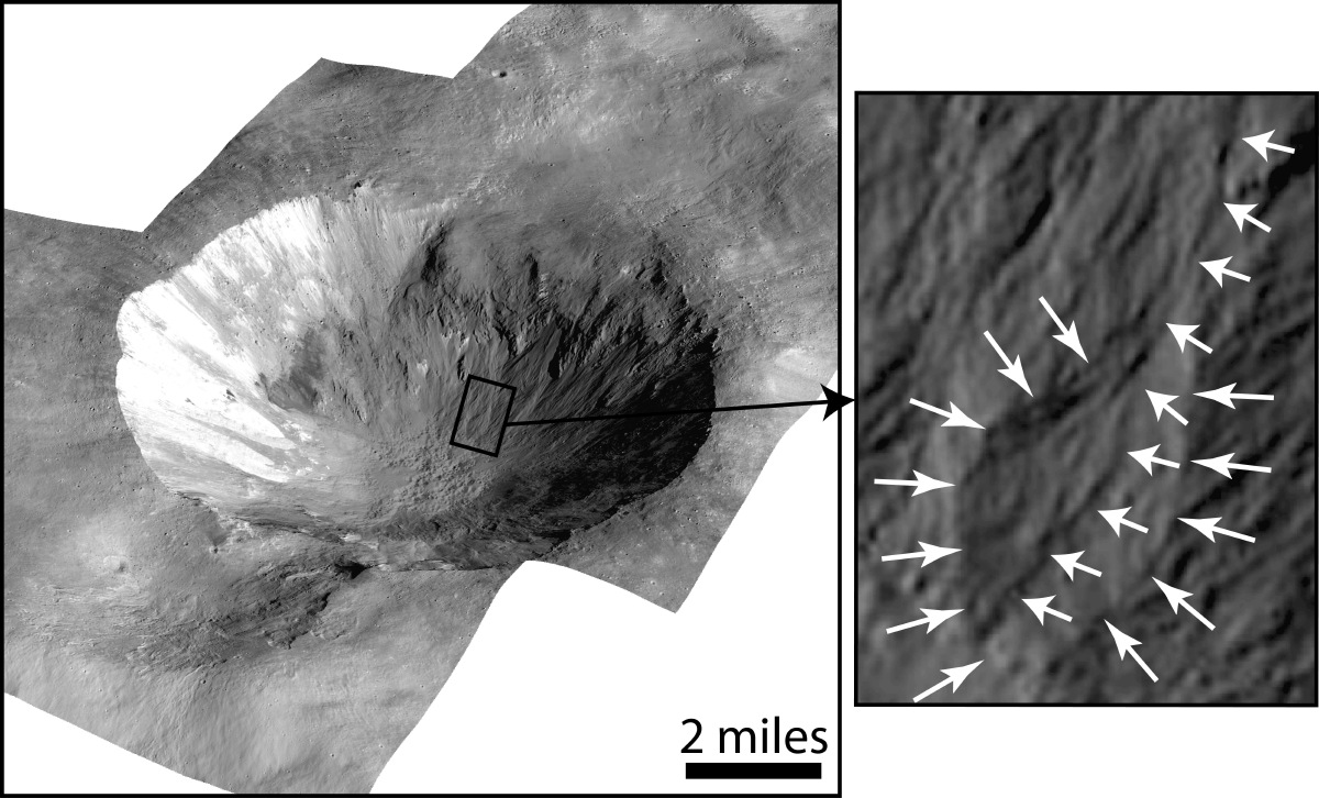 Surprise! Water Once Flowed on Huge Asteroid Vesta